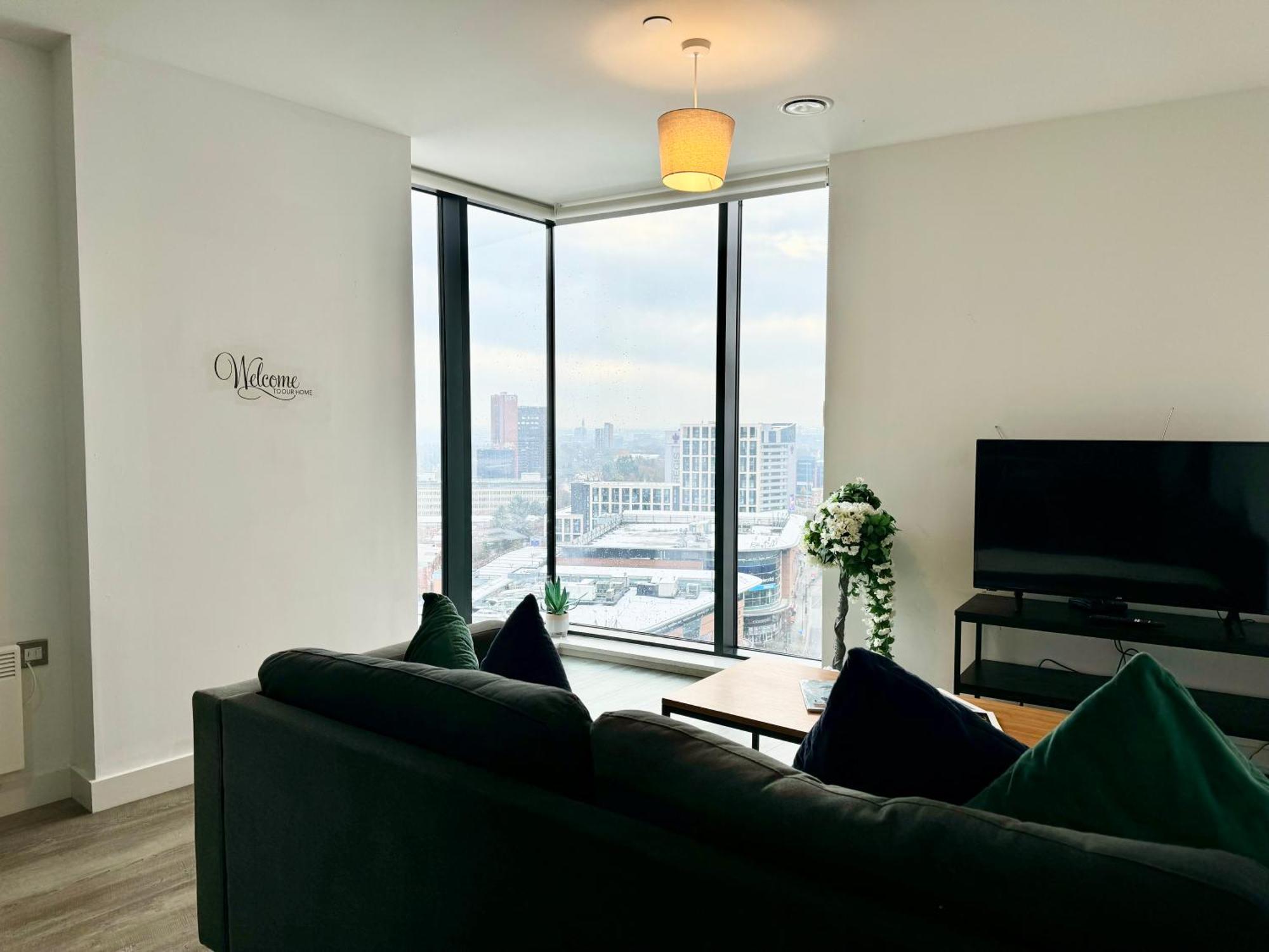 Premium Deals L Last-Minute Stay L 4 Min Walk To Birmingham Central Library L 18Th Floor 2 Bed 2 Bath City Centre Penthouse With Gym & Netflix By Jvt Short Lets ภายนอก รูปภาพ