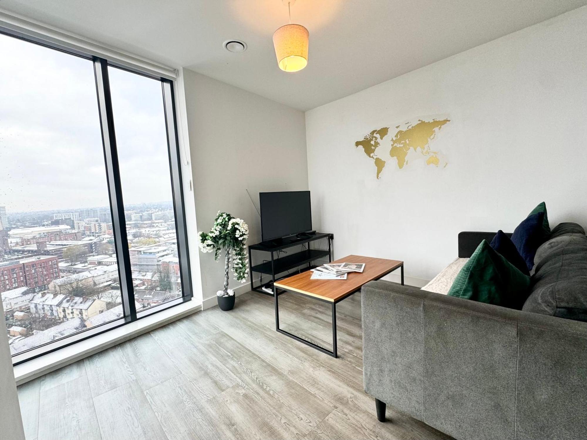 Premium Deals L Last-Minute Stay L 4 Min Walk To Birmingham Central Library L 18Th Floor 2 Bed 2 Bath City Centre Penthouse With Gym & Netflix By Jvt Short Lets ภายนอก รูปภาพ